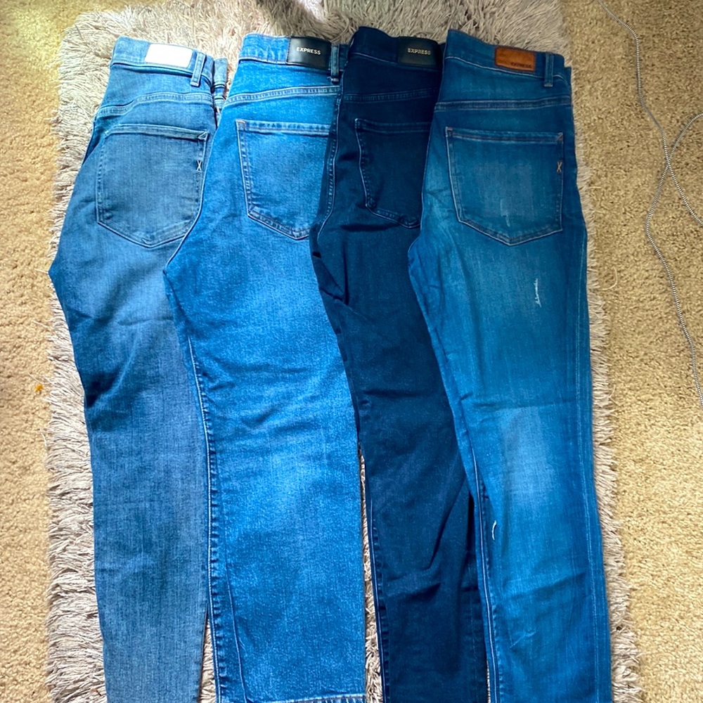Express jeans. Lightly worn.